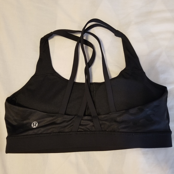 Lululemon Bra Sport Women's Size 10 Color Dark Green - Picture 2 of 6